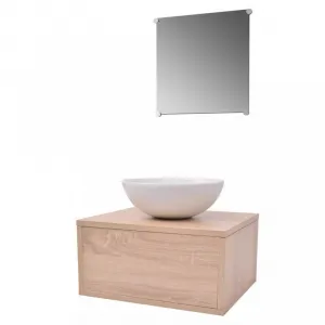 Kúpeľňový set 3 ks Dekorhome Černá