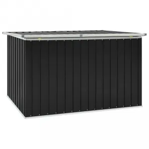 Záhradný úložný box 171x99x93 cm oceľ Dekorhome Šedá