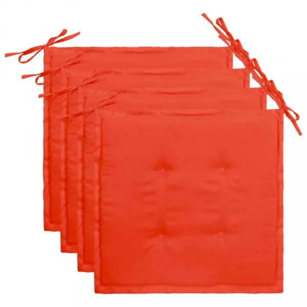 vidaXL Podložky na záhradné stoličky 4 ks 40x40x3 cm, oxfordská látka