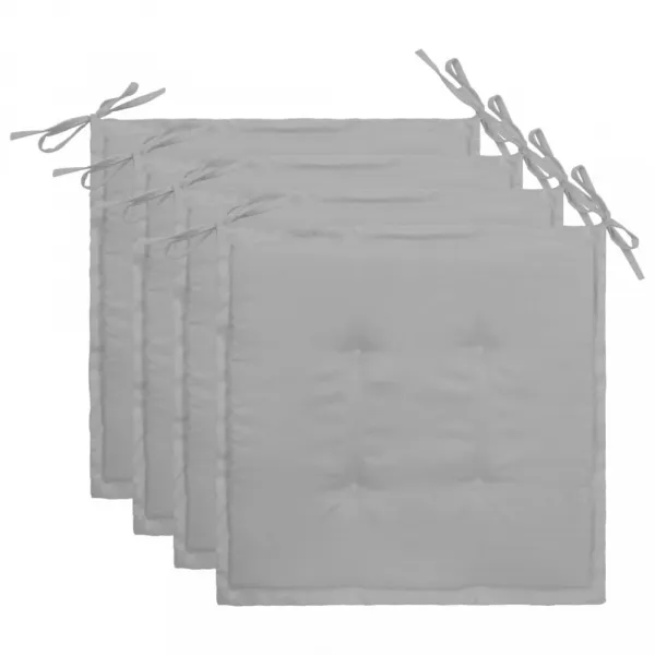 vidaXL Podložky na záhradné stoličky 4 ks 40x40x3 cm, oxfordská látka