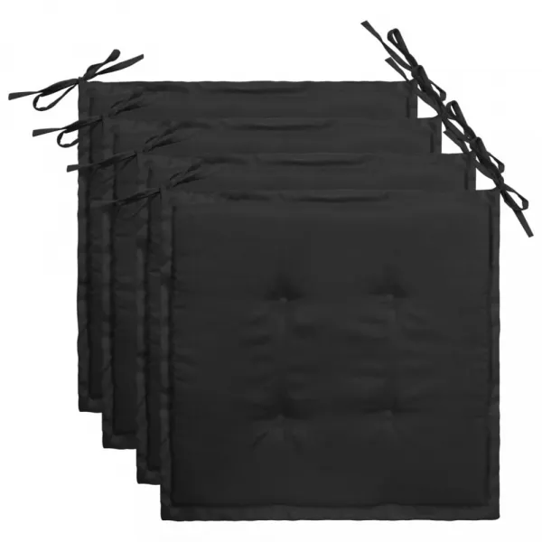 vidaXL Podložky na záhradné stoličky 4 ks 40x40x3 cm, oxfordská látka