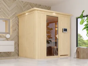 Interiérová fínska sauna 195x151 cm Lanitplast