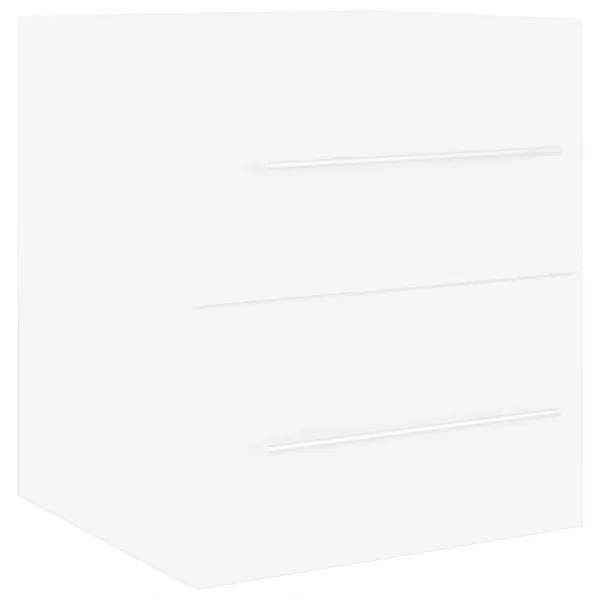 Skrinka pod umývadlo 41 cm Dekorhome Bílá
