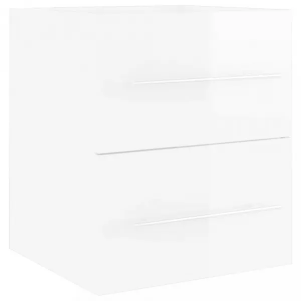 Skrinka pod umývadlo 41 cm Dekorhome Bílá