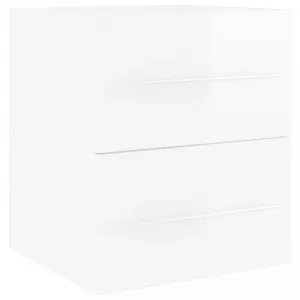 Skrinka pod umývadlo 41 cm Dekorhome Bílá