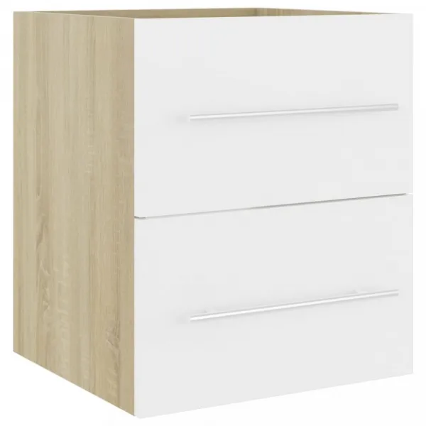 Skrinka pod umývadlo 41 cm Dekorhome Bílá
