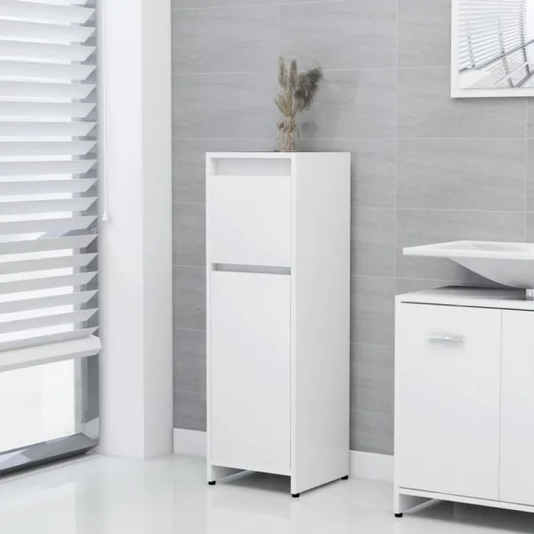Kúpeľňová skrinka DTD doska Dekorhome Černá