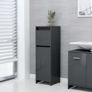 Kúpeľňová skrinka DTD doska Dekorhome Černá