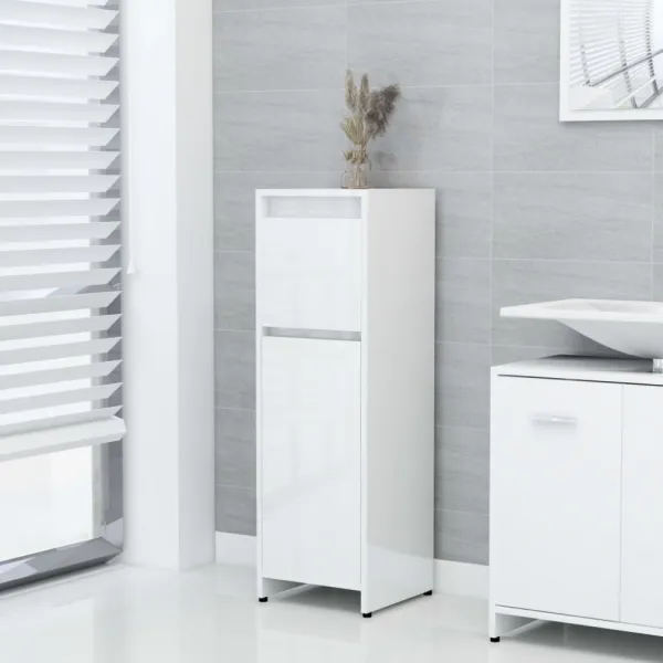 Kúpeľňová skrinka DTD doska Dekorhome Černá