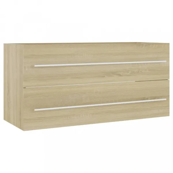 Skrinka pod umývadlo 100 cm Dekorhome Černá