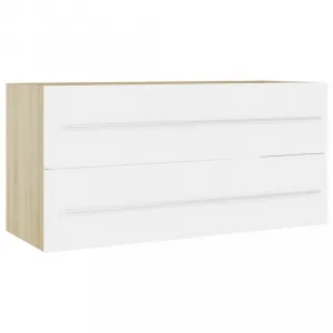 Skrinka pod umývadlo 100 cm Dekorhome Černá