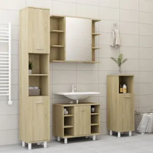 Kúpeľňová skrinka Dekorhome Černá