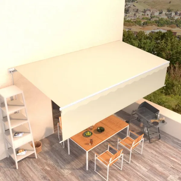 Ručne zaťahovacia markíza s roletou 450x300 cm Dekorhome