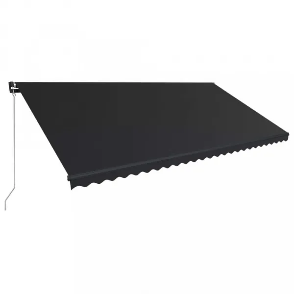 Ručne zaťahovacia markíza 500x300 cm Dekorhome Krémová