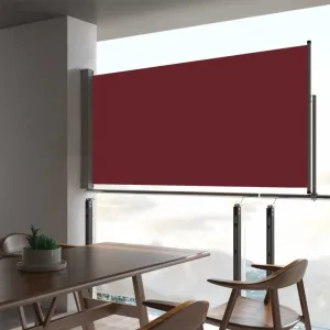 Zaťahovacia bočná markíza 80x300 cm Dekorhome Černá