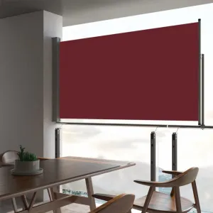Zaťahovacia bočná markíza 160x300 cm Dekorhome Černá