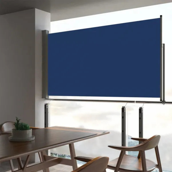 Zaťahovacia bočná markíza 160x300 cm Dekorhome Černá