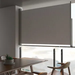 Zaťahovacia bočná markíza 160x300 cm Dekorhome Černá
