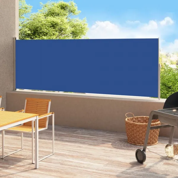 Zaťahovacia bočná markíza 180x500 cm Dekorhome Černá