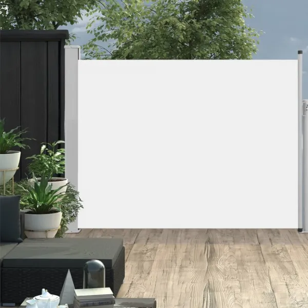 Zaťahovacia bočná markíza 100x500 cm Dekorhome Černá