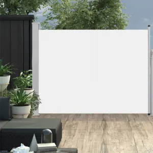 Zaťahovacia bočná markíza 100x500 cm Dekorhome Černá