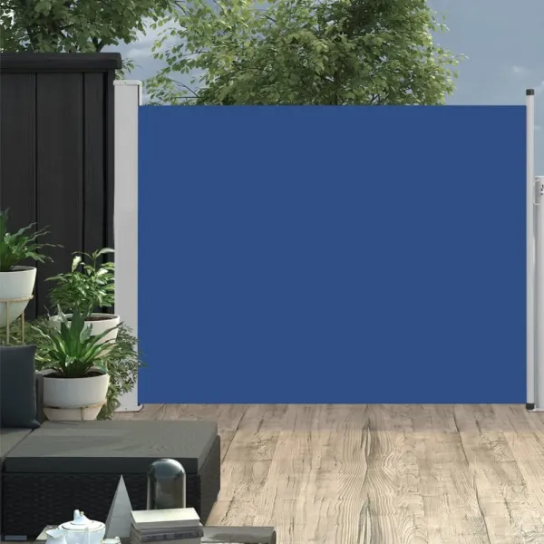 Zaťahovacia bočná markíza 100x500 cm Dekorhome Černá