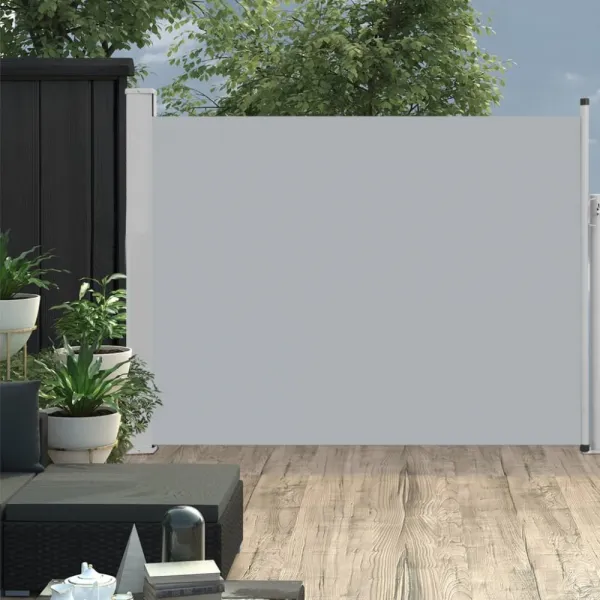Zaťahovacia bočná markíza 100x500 cm Dekorhome Černá