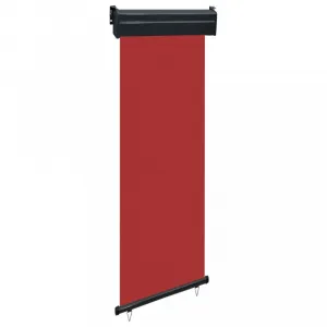 Balkónová zástena 60x250 cm Dekorhome Černá