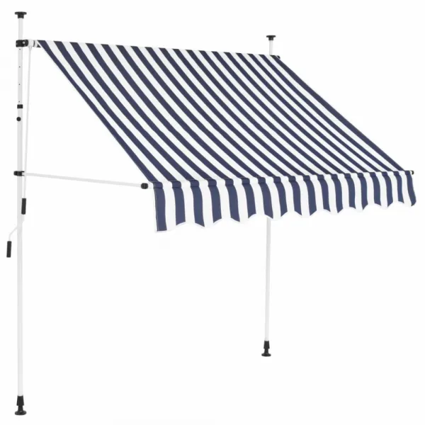 Ručne zaťahovacia markíza 150x120 cm Dekorhome Antracit