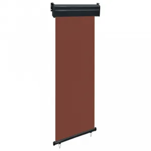 Balkónová zástena 60x250 cm Dekorhome Černá