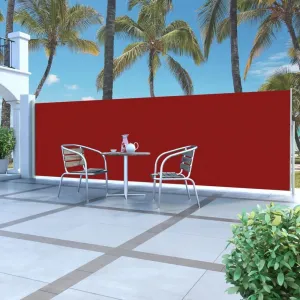 Zaťahovacia bočná markíza 160x500 cm Dekorhome Černá