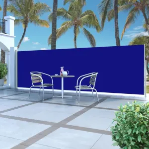 Zaťahovacia bočná markíza 160x500 cm Dekorhome Černá