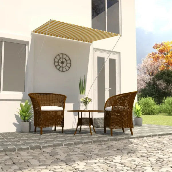 Zaťahovacia markíza 150x150 cm Dekorhome Antracit