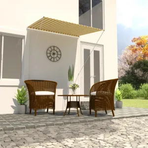 Zaťahovacia markíza 150x150 cm Dekorhome Antracit