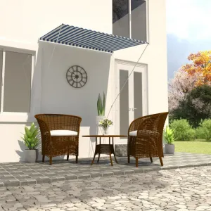 Zaťahovacia markíza 150x150 cm Dekorhome Antracit