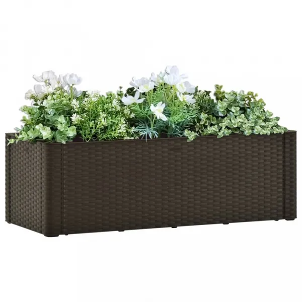 Záhradný vyvýšený kvetináč 100x43x33 cm PP Dekorhome Šedá