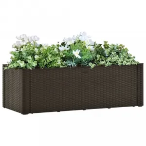 Záhradný vyvýšený kvetináč 100x43x33 cm PP Dekorhome Šedá