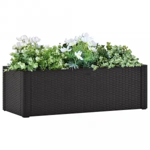 Záhradný vyvýšený kvetináč 100x43x33 cm PP Dekorhome Šedá
