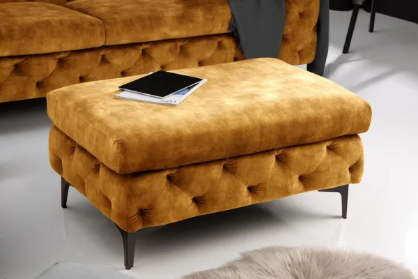 Chesterfield taburet ZETHOS Dekorhome