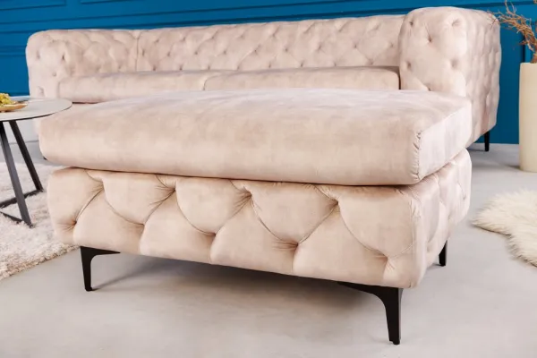 Chesterfield taburet ZETHOS Dekorhome
