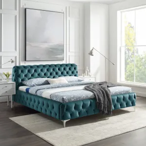 Chesterfield posteľ ZETHOS Dekorhome Krémová