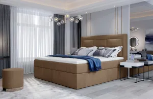 ArtElta Manželská posteľ VIVRE Boxspring | 180 x 200 cm Farba VIVRE: Monolith 84