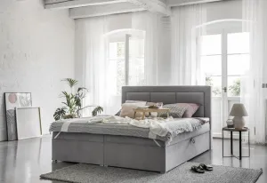 ArtElta Manželská posteľ VIVRE Boxspring | 180 x 200 cm Farba VIVRE: Monolith 84