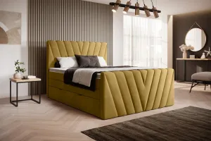 ArtElta Manželská posteľ CANDICE Boxspring | 140 x 200 cm Farba: Savoi 38
