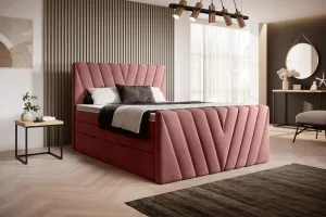 ArtElta Manželská posteľ CANDICE Boxspring | 140 x 200 cm Farba: Savoi 38