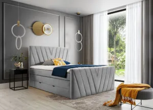 ArtElta Manželská posteľ CANDICE Boxspring | 140 x 200 cm Farba: Savoi 38