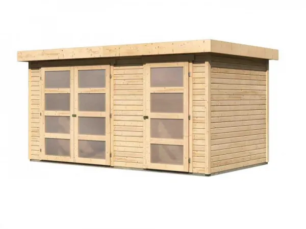 Drevený záhradný domček 404x332 cm Lanitplast