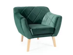 Kreslo KARO 1 VELVET buk Signal