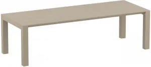 Rozkladací záhradný stôl 260+40 cm