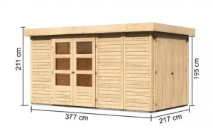 Drevený záhradný domček RETOLA 5 Lanitplast